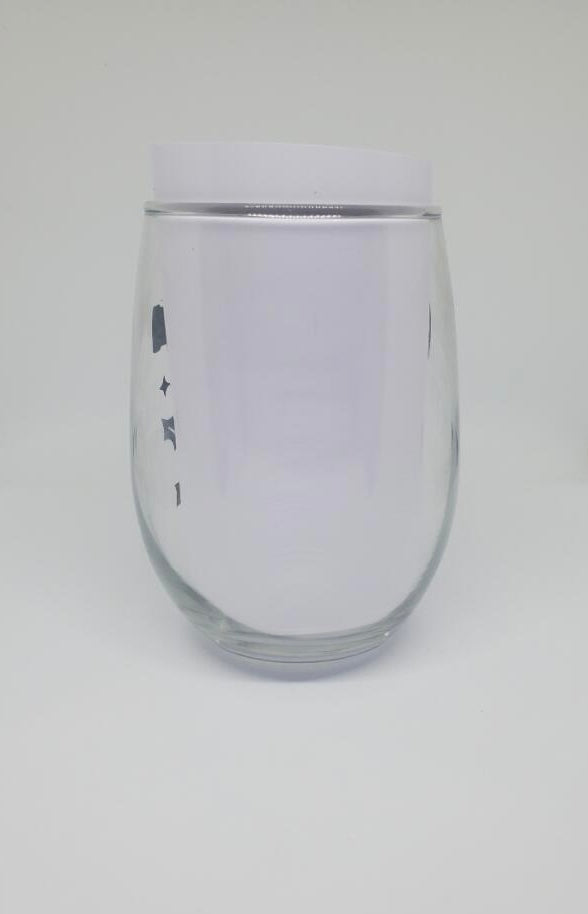 Wine: Is A Win With A E At The End 20.5oz Stemless Wine Glass