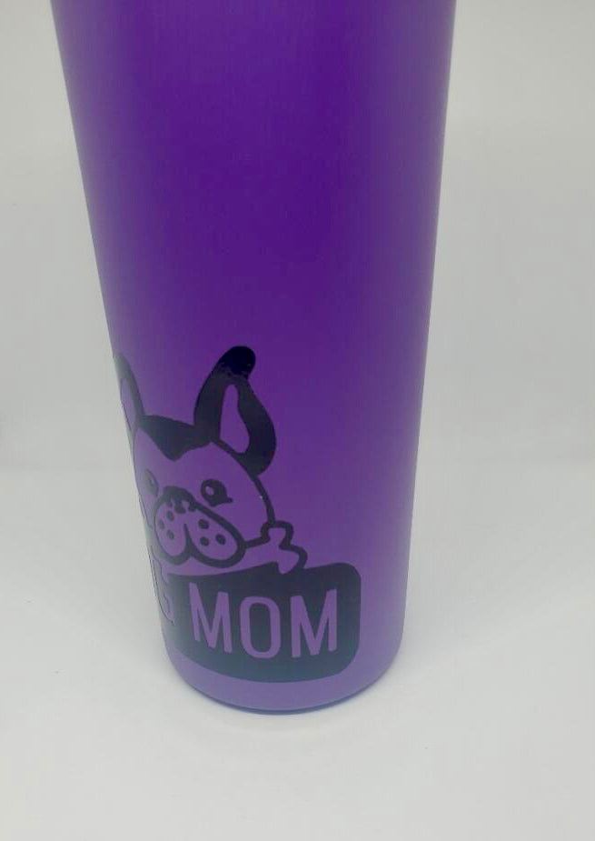 Insulated Stainless Steel Tumbler 22 Oz. Dog Mom