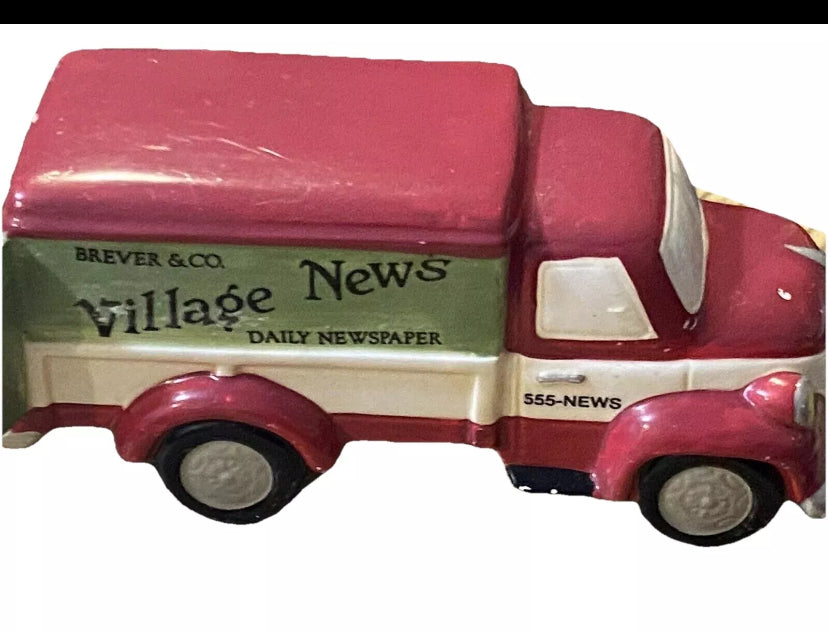 DEPT 56  "VILLAGE NEWS DELIVERY"  - in box - Original Snow Village