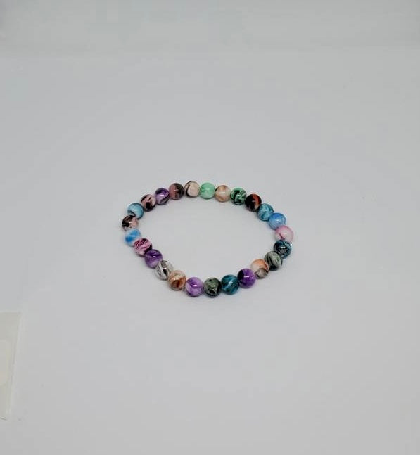 Multicolor Stretch 9” and 8” flexible, Beads Bracelet, Stackable, Buy More Save