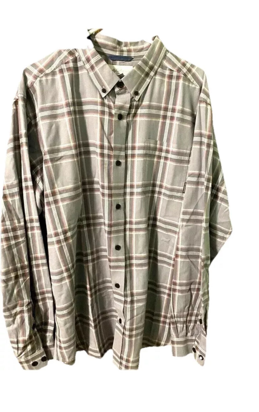 Columbia XL Long Sleeve Men's Button Down Shirt Cotton