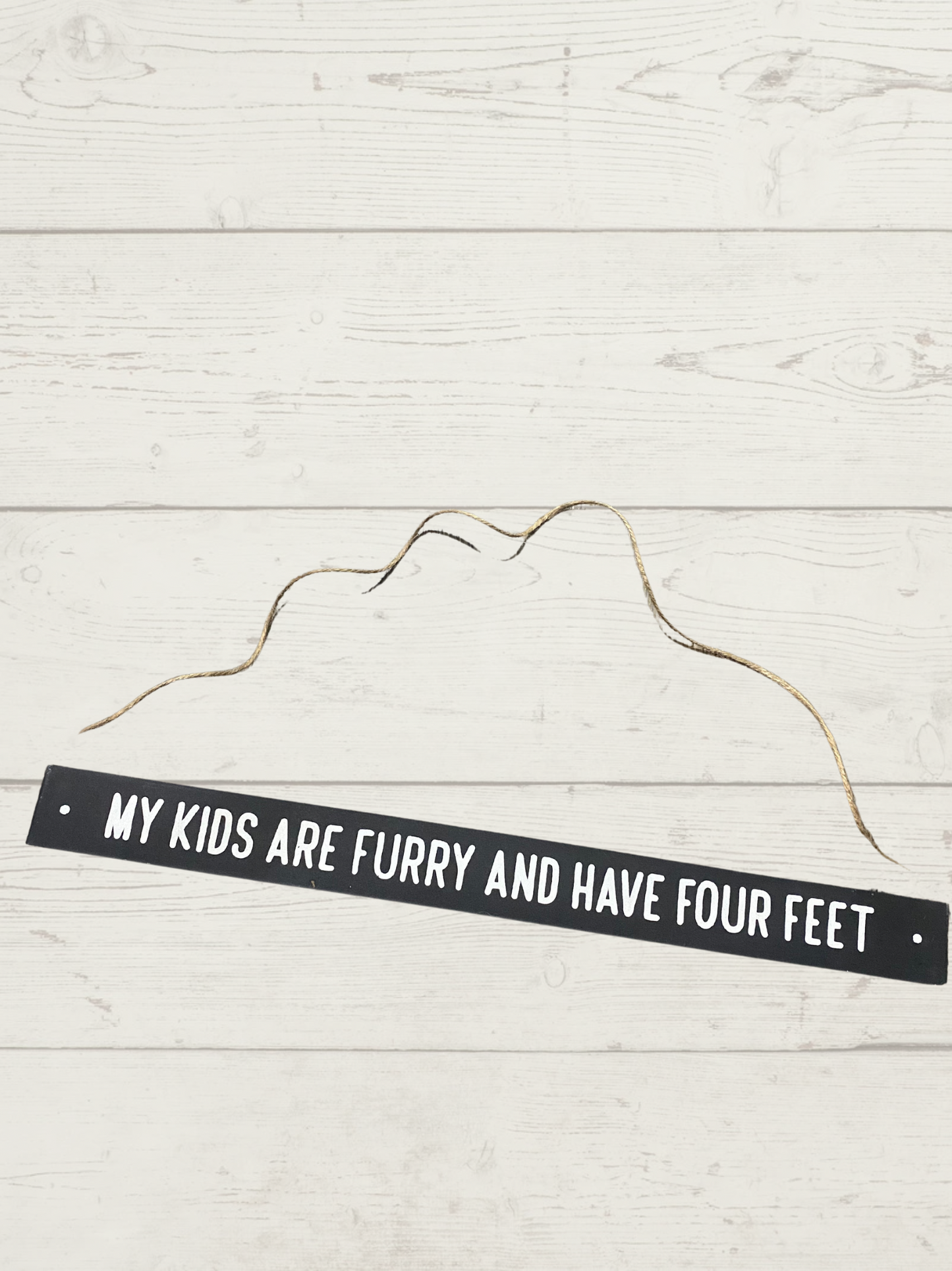 My Kids Are Furry and Have Four Paws Wall Hanging, Table, or mantel sign