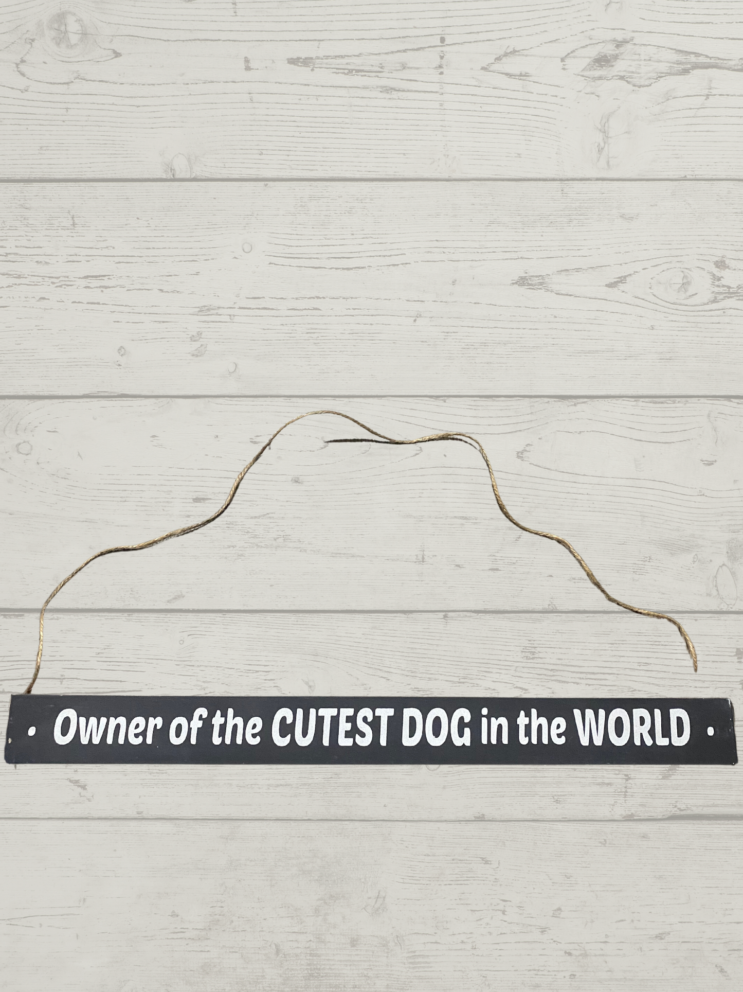 Owner  Of The Cutest Dog  Wall Hanging, Table, or mantel sign