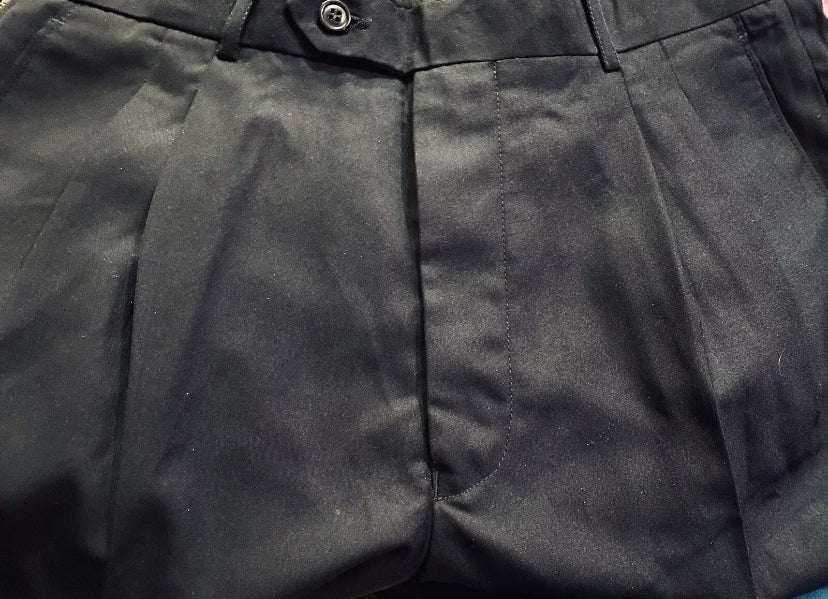 Sefeni 34 Black Mens Pant New With Tag Pleated