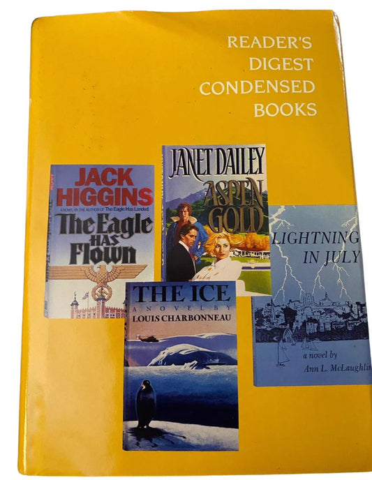 Readers digest 4bk- Eye Of The Storm, Pelican Brief, The Island Harp, Treasures