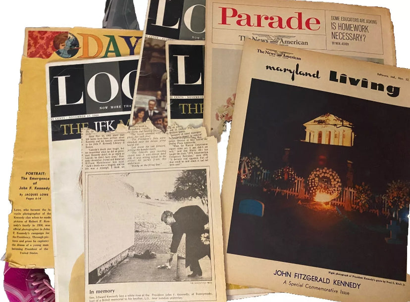 LOT SALE *Vintage Magazine John F. Kennedy Memorial Edition