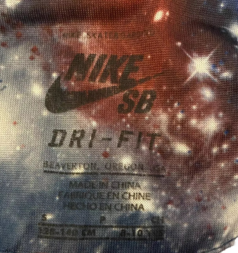 Nike SB Dri-Fit Galaxy Cosmic Button Up Baseball Jersey Youth Size Small