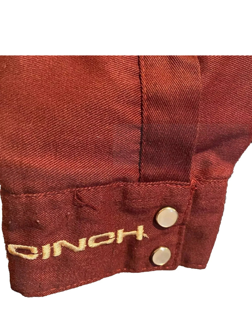 Cinch Long Sleeve Shirt size Medium Show Shirt