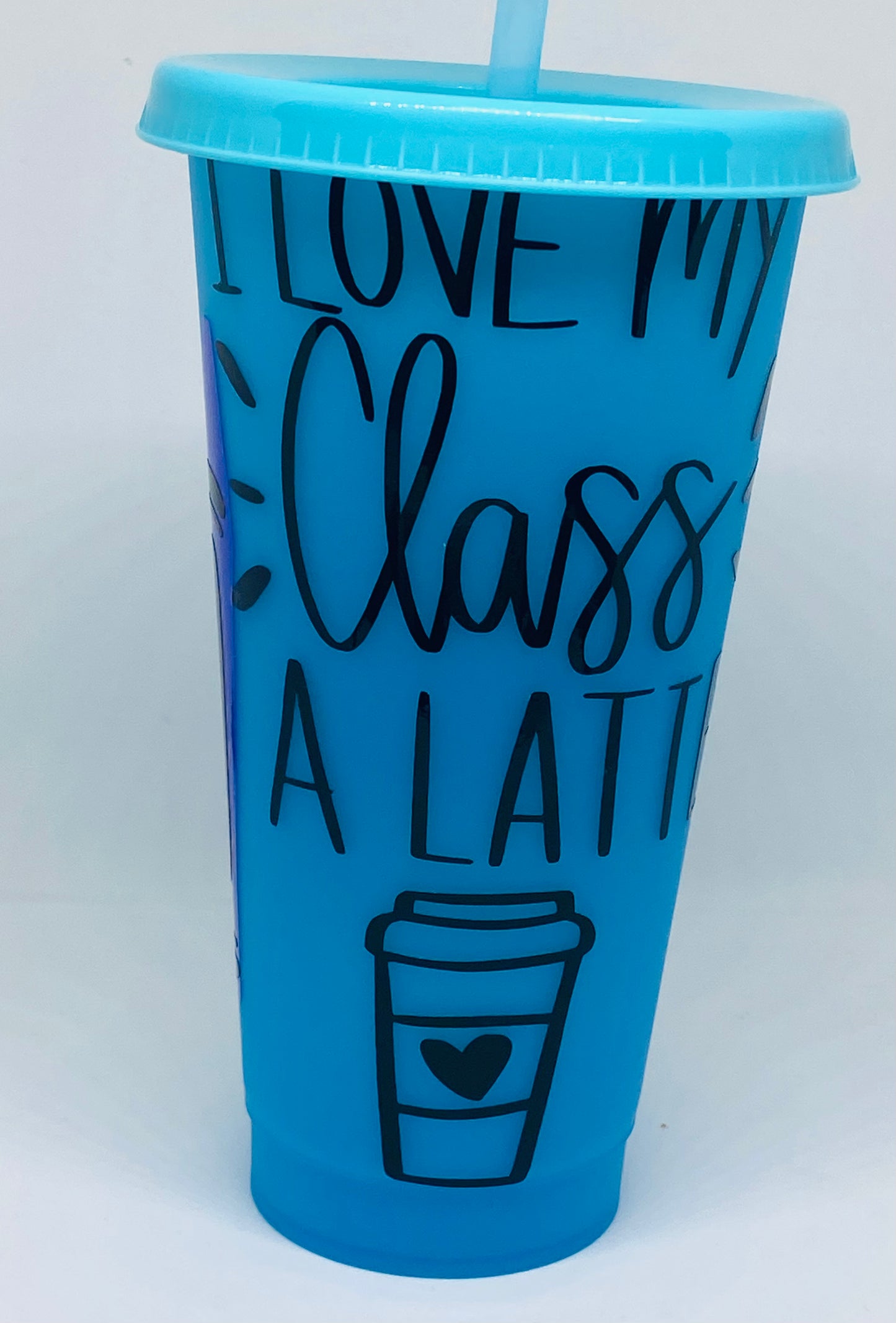 24oz teacher crayon Love my Class a Latte