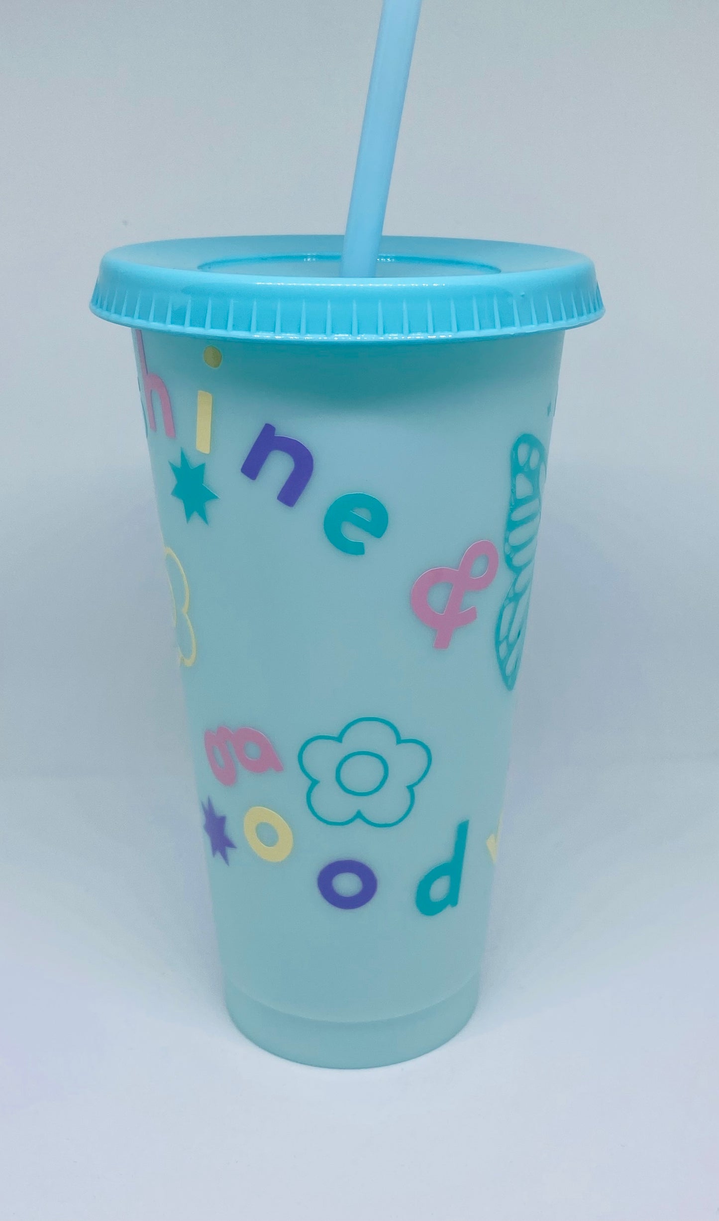 Sunshine and Good Vibe 24oz Color Changing Tumbler