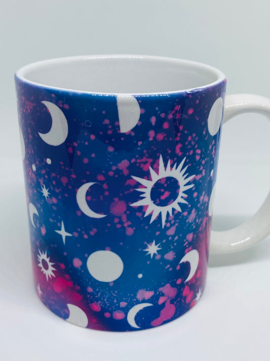 Galaxy 12oz Microwaveable and dishwasher safe mug