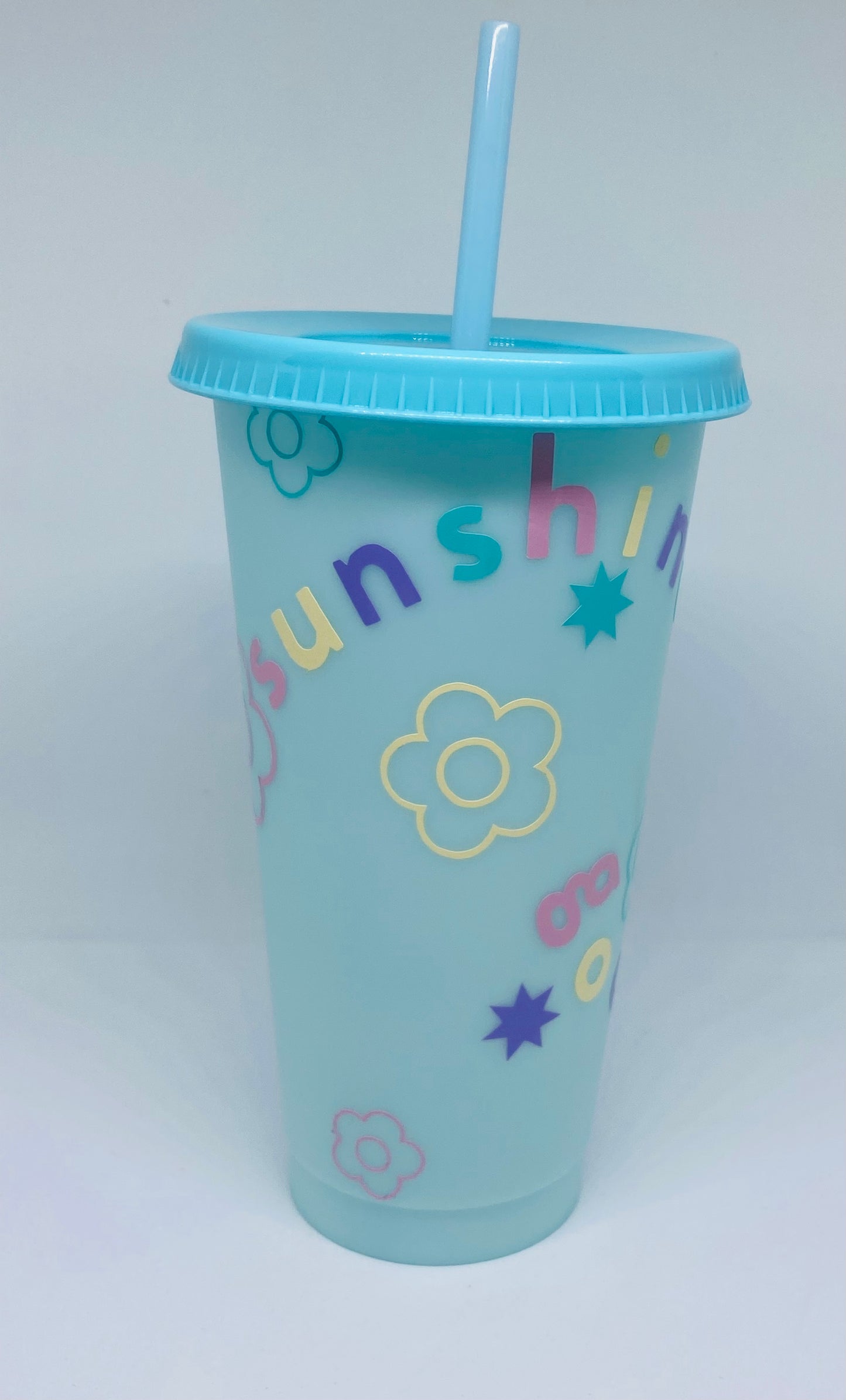 Sunshine and Good Vibe 24oz Color Changing Tumbler