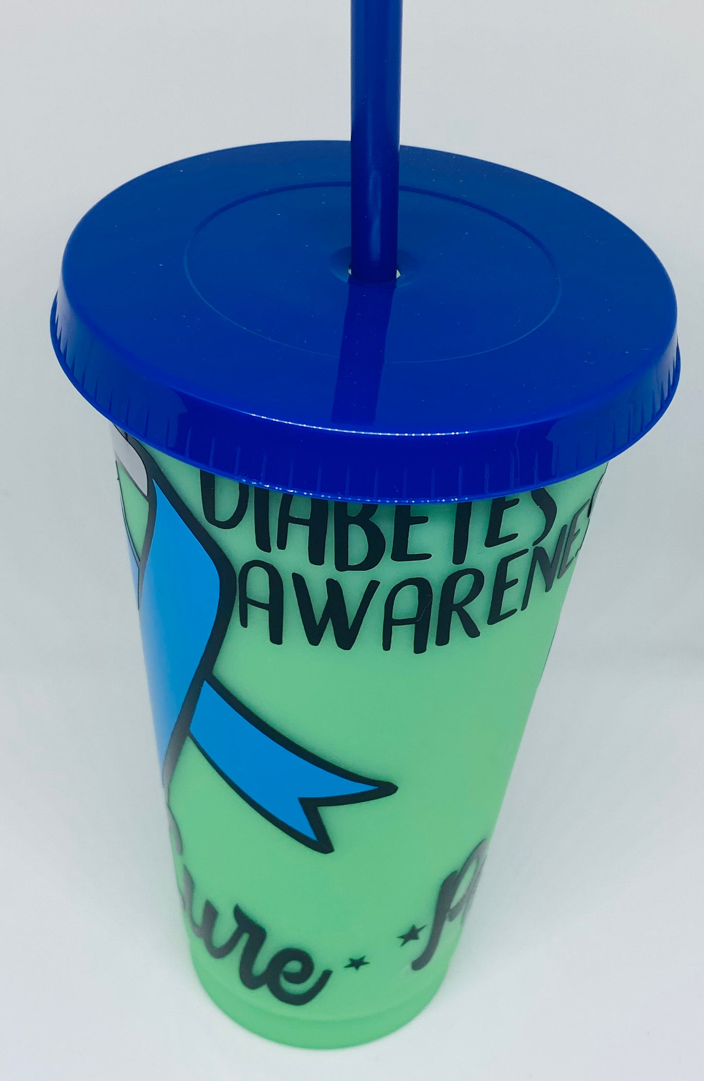 Diabetes Awareness 24oz changing color tumbler