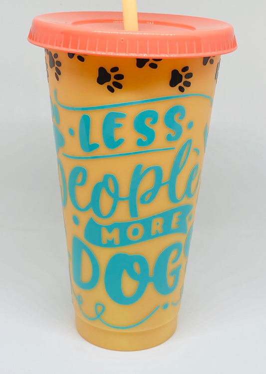 Less People More People 24 oz Tumbler