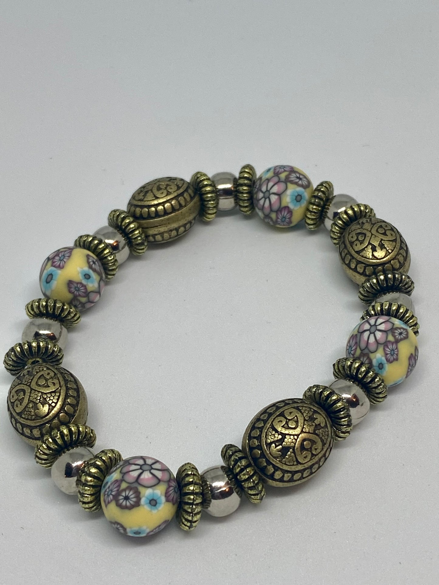 7” beaded flexible bracelet