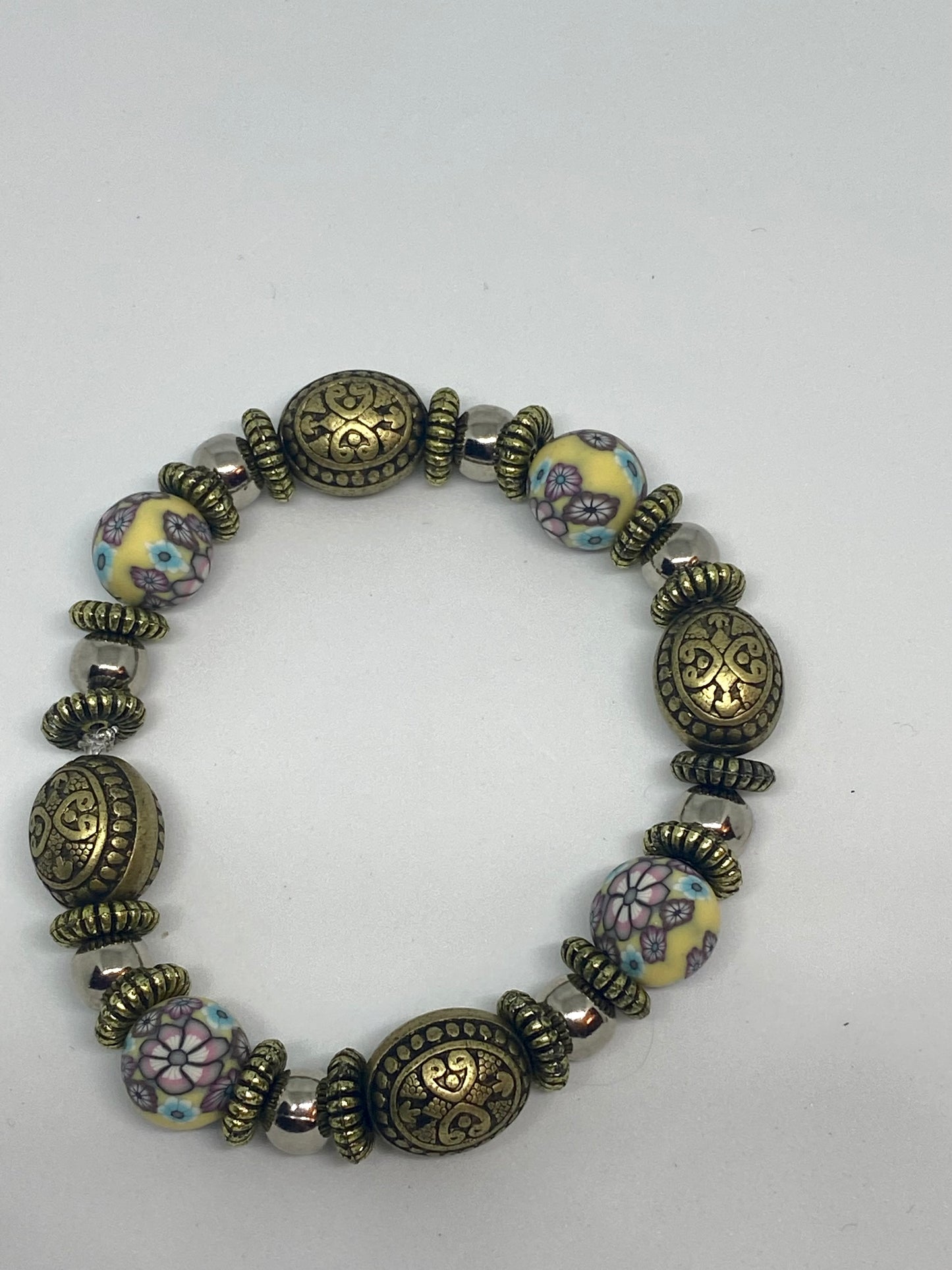 7” beaded flexible bracelet