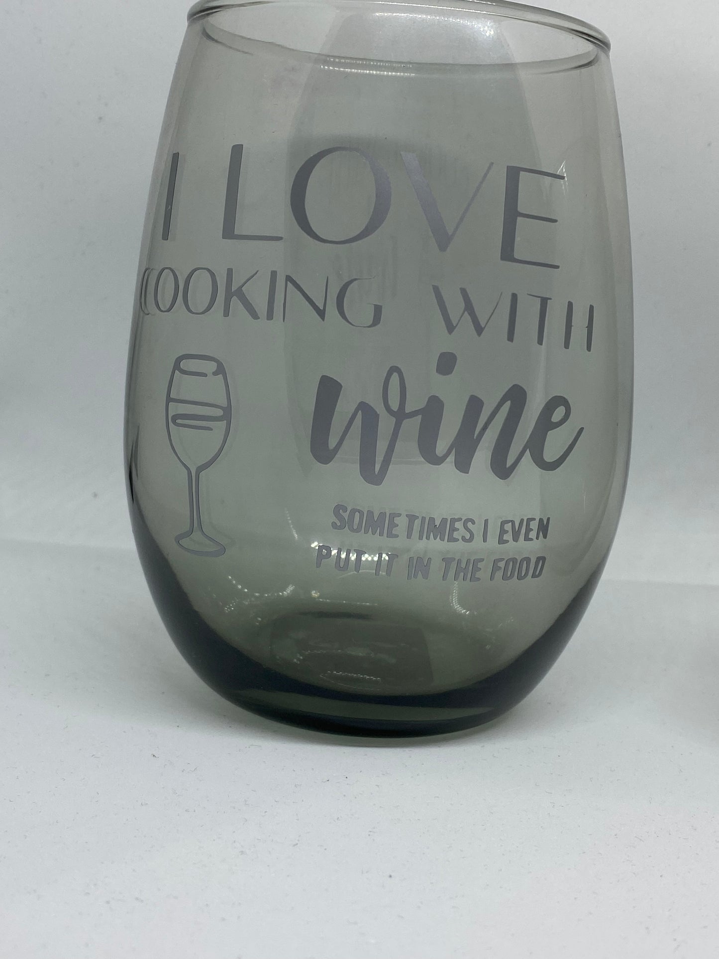 Wine Tumbler Stemless Glasses Set Of Two - New