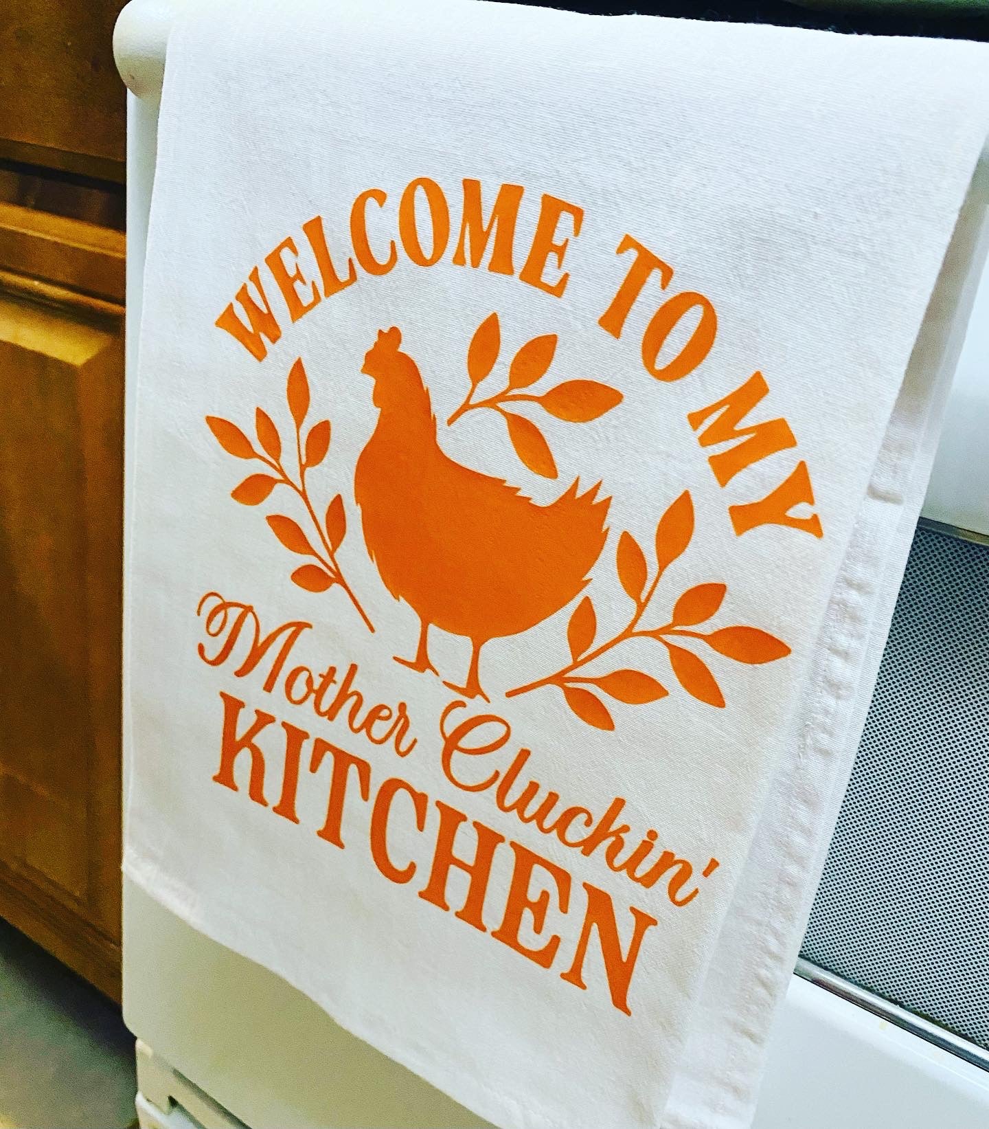 Welcome To My .. tea towel, Flour Towel Decorative